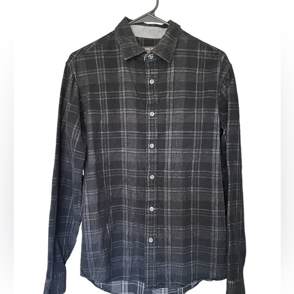 Michael Kors Men’s Dress shirt long sleeve button up black size medium - Picture 3 of 12